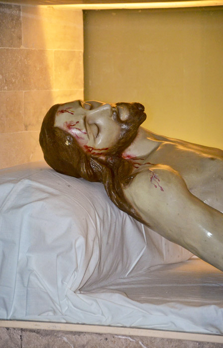 Statua del Cristo Morto - Particolare
