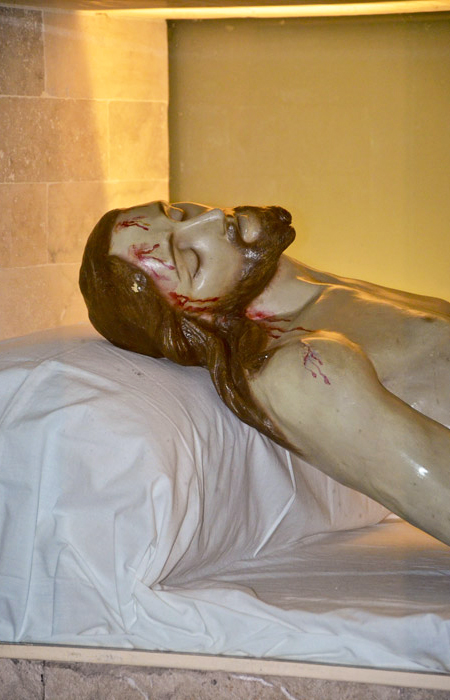 Statua del Cristo Morto - Particolare Statua del Cristo Morto - Particolare