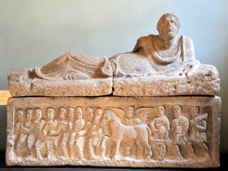 Museo Etrusco de Tarquinia - Sarcófago de Laris