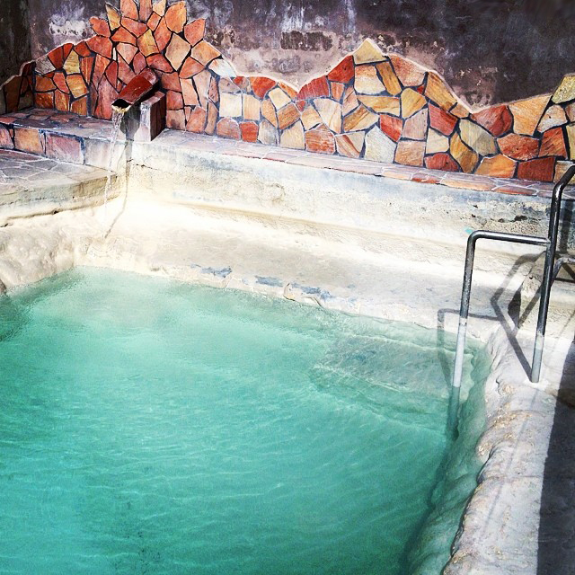 Una delle vasche delle Terme della Ficoncella Una delle vasche delle Terme della Ficoncella