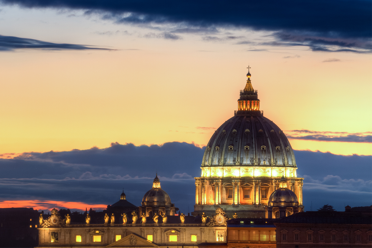 La cupola della Basilica di San Pietro La cupola della Basilica di San Pietro