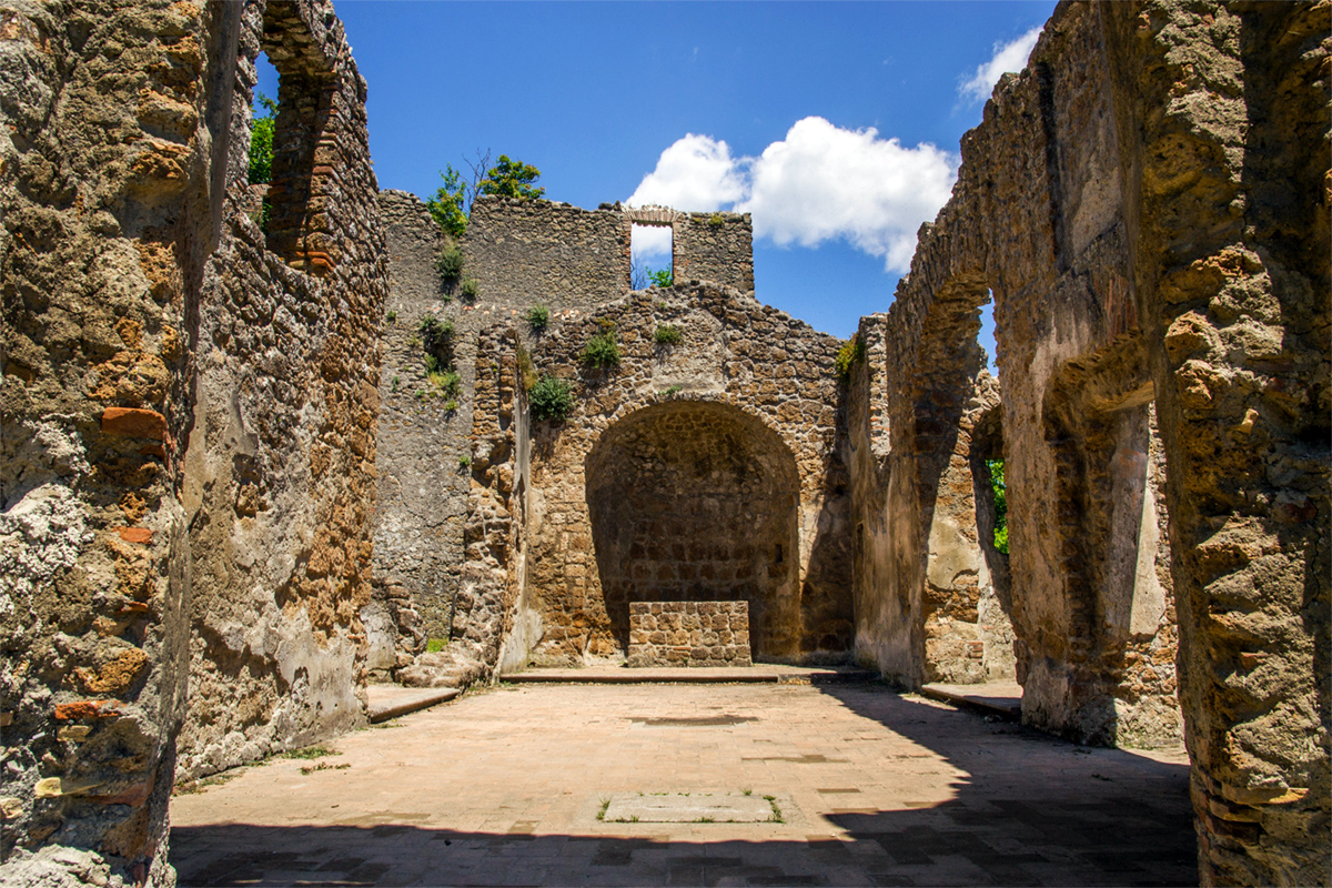 Monterano - Las ruinas del antiguo pueblo