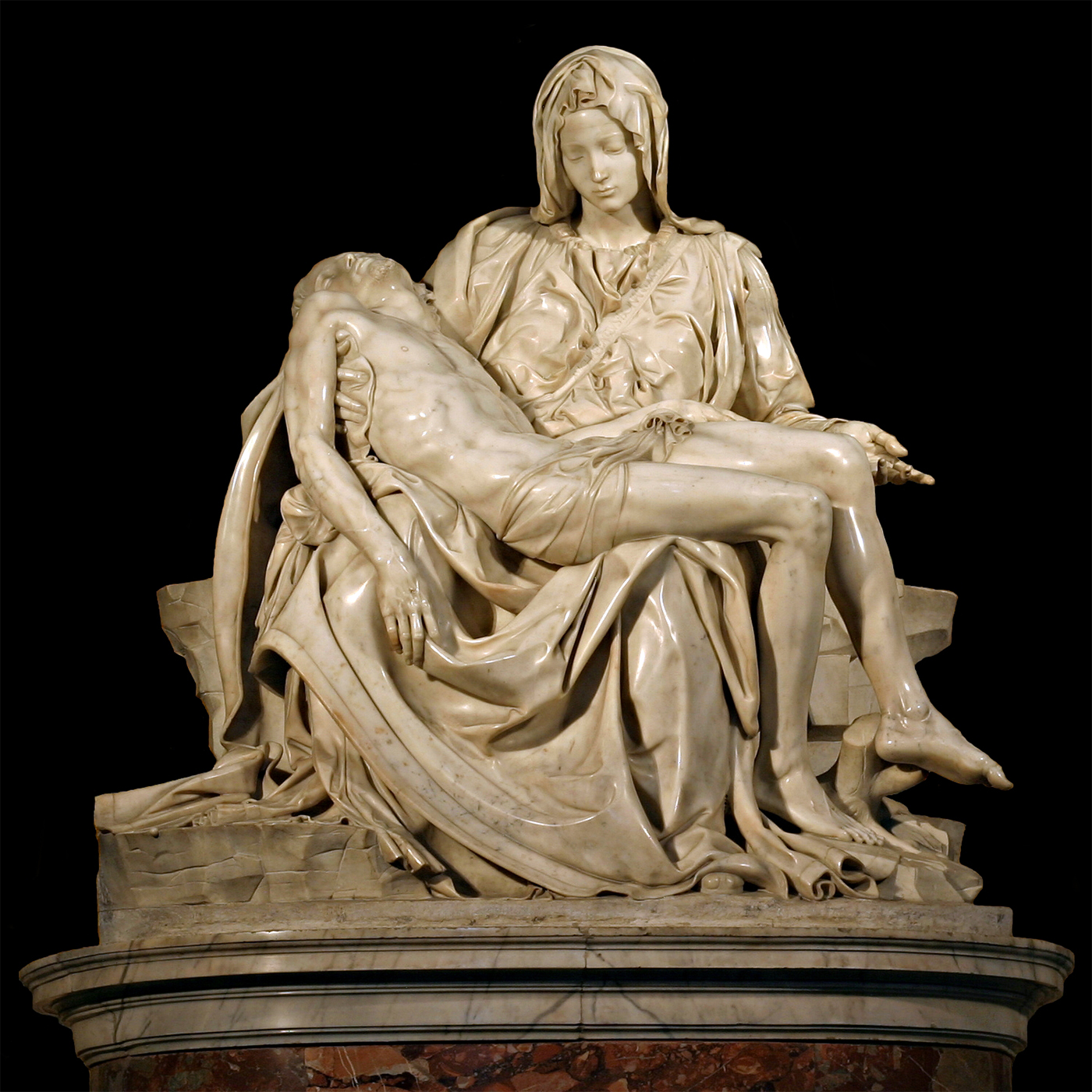 La Pietà di Michelangelo Buonarroti in tutto il suo splendore - Wikimedia.org , CC BY 2.5