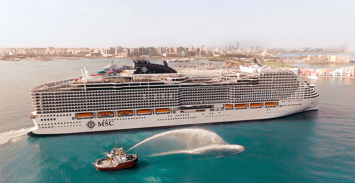 The MSC World Europa is one of the ships scheduled to arrive in Civitavecchia in April 2023 - CC BY-SA 4.0 Wikimedia Commons