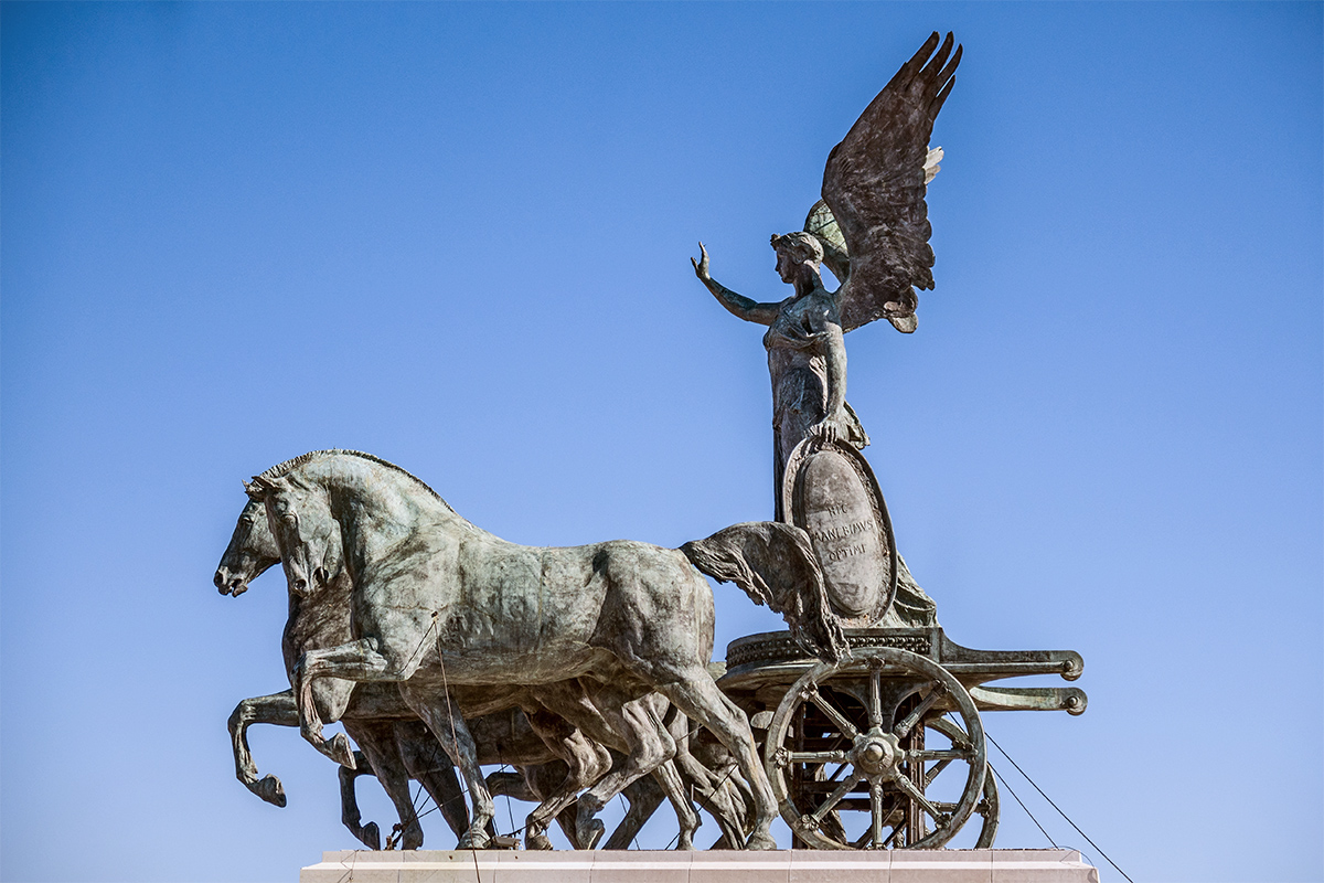La quadriga dell'Unità - Vittoriano (Roma) La quadriga dell'Unità - Vittoriano (Roma)