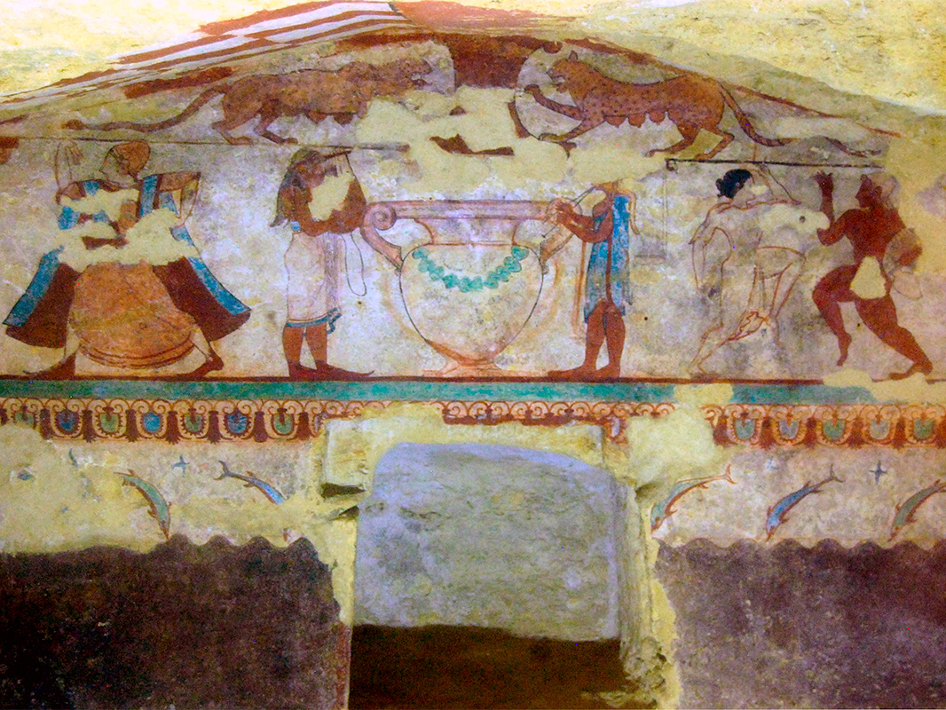 Necropoli Etrusca di Monterozzi - Tomba delle Leonesse di Gian Luca Ferme - Own work, CC BY-SA 3.0 Necropoli Etrusca di Monterozzi - Tomba delle Leonesse di Gian Luca Ferme - Own work, CC BY-SA 3.0
